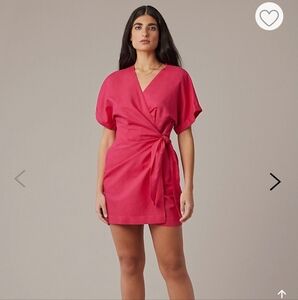 NWT 2X Hudson North Linen Cotton Shirt Dress